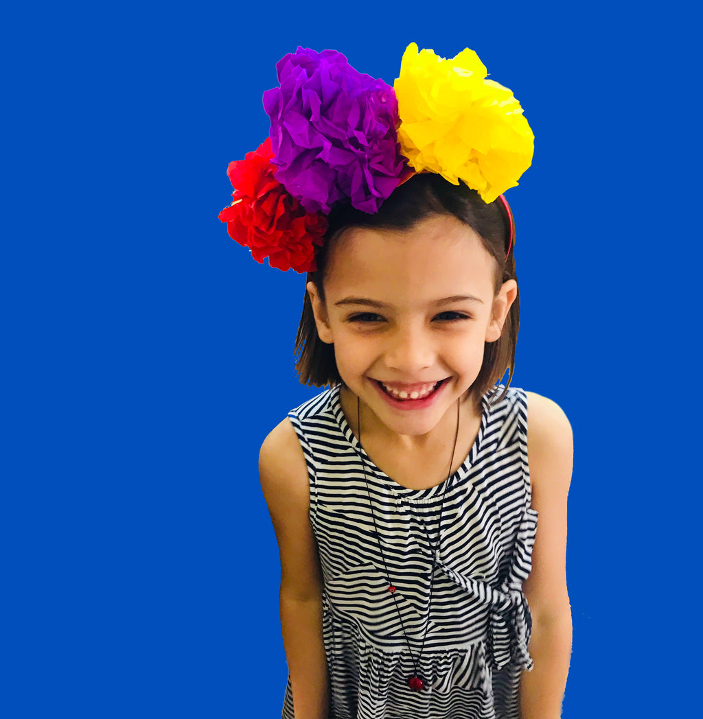 Day of the Dead flower crown craft!