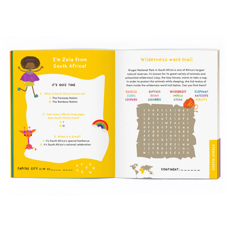 Around the World Activity Book