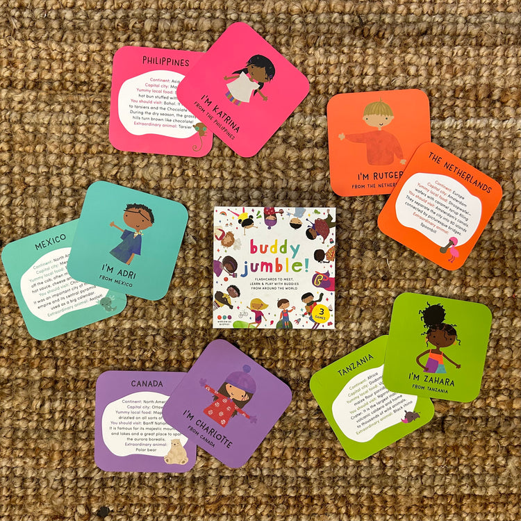 Buddy Jumble | Geography Card Game
