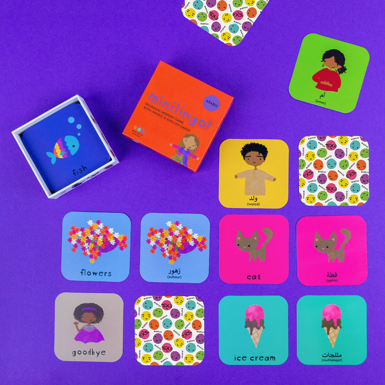 Minilingo, English/Arabic Flashcards