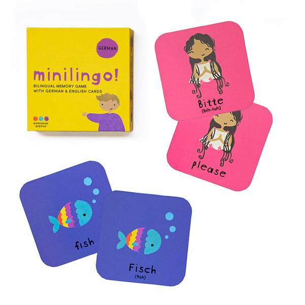 German/English Bilingual Flashcards for Kids | Learn German