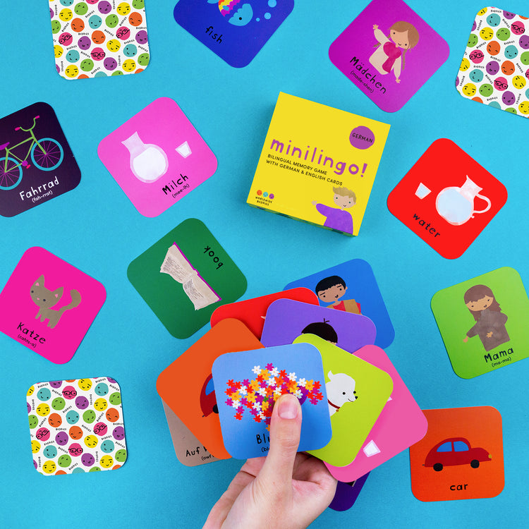 Minilingo, English/German Flashcards