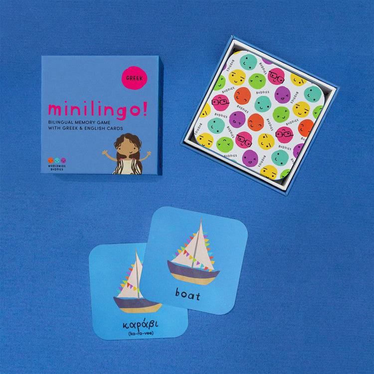 Minilingo, English/Greek Flashcards