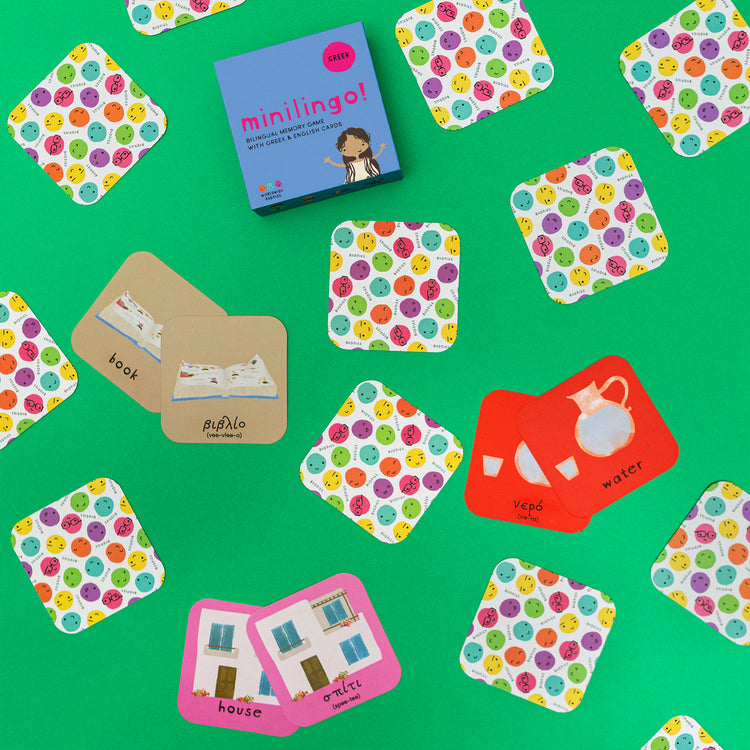 Minilingo, English/Greek Flashcards