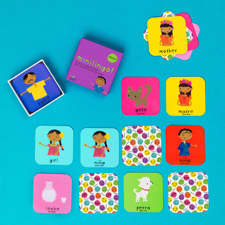 Minilingo, English/Spanish Bilingual Flashcards