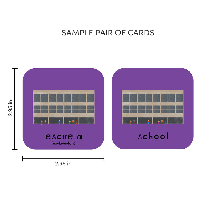 Minilingo, English/Spanish Bilingual Flashcards