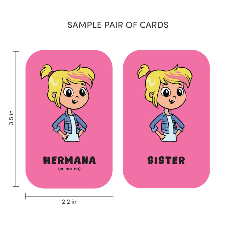 Minilingo Basic Words: Spanish/English Bilingual Flashcards