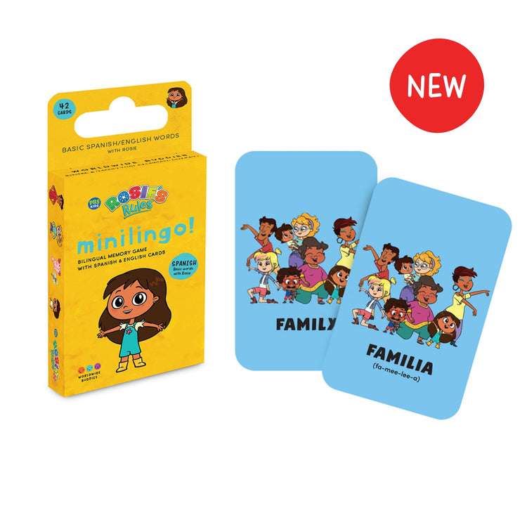 Minilingo Basic Words: Spanish/English Bilingual Flashcards