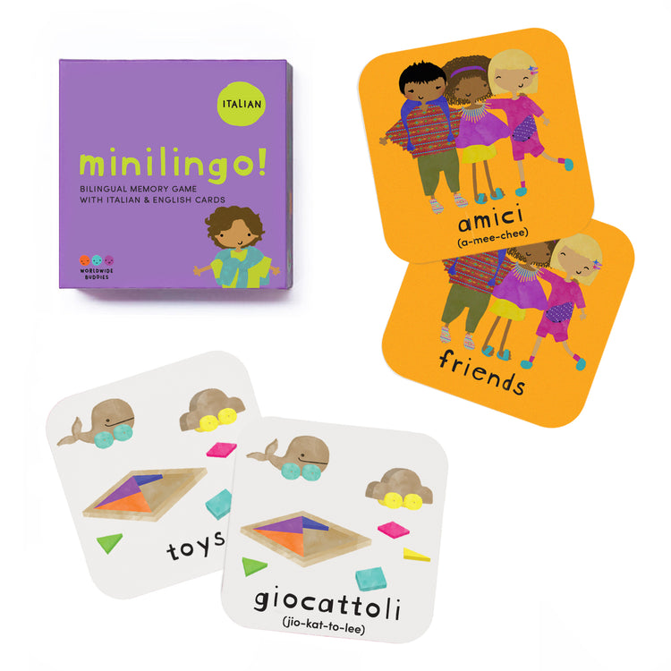Minilingo, English/Italian Bilingual Flashcards