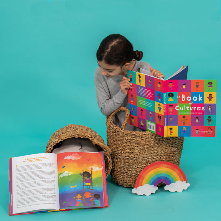 The Book of Cultures with Stickers & a Map