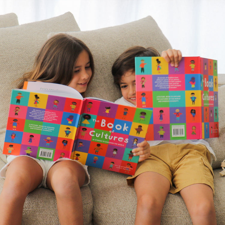 The Book of Cultures with Stickers & a Map