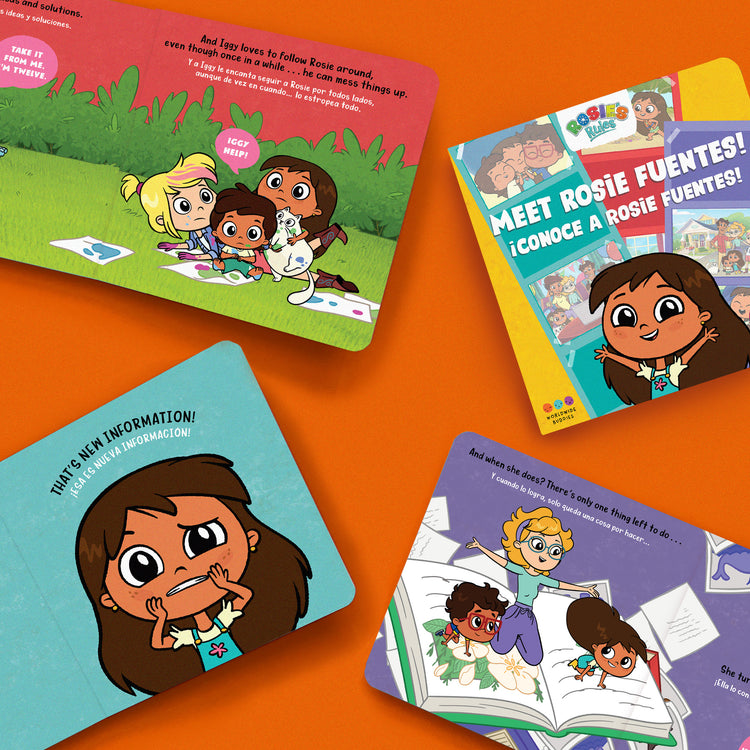 Rosie's Rules: Meet Rosie Fuentes Spanish/English Bilingual Board Book
