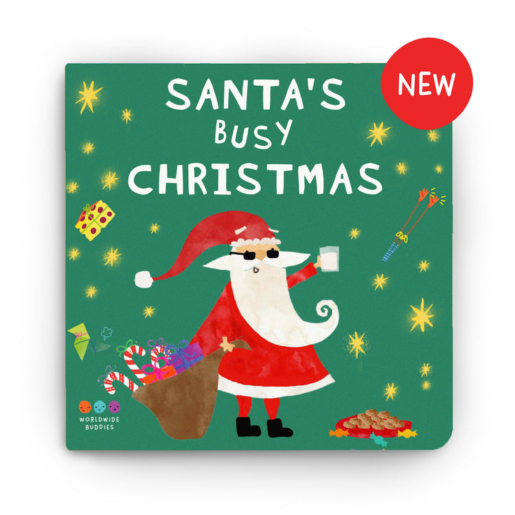 Santa's Busy Christmas Board Book