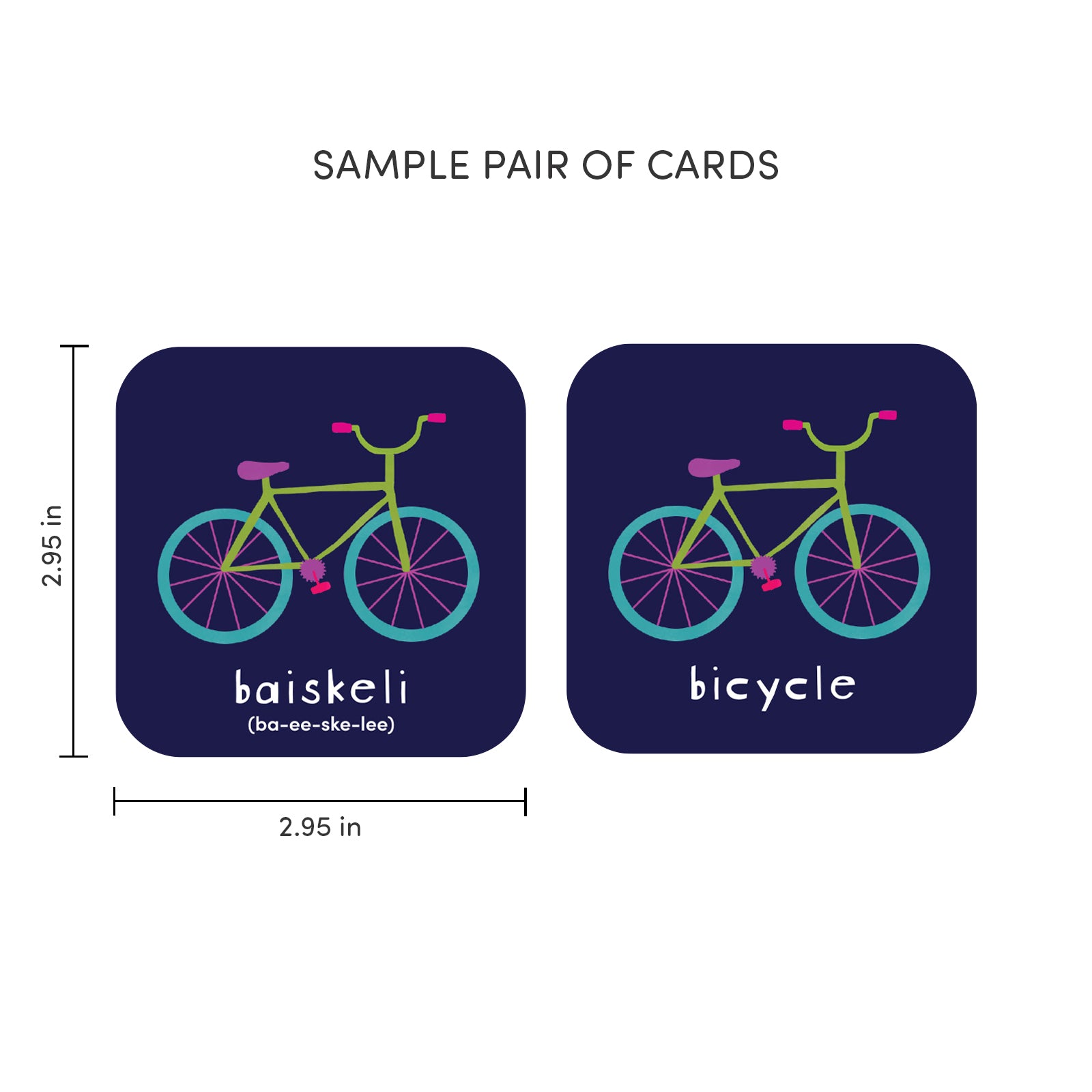 Minilingo, Swahili/English Flashcards