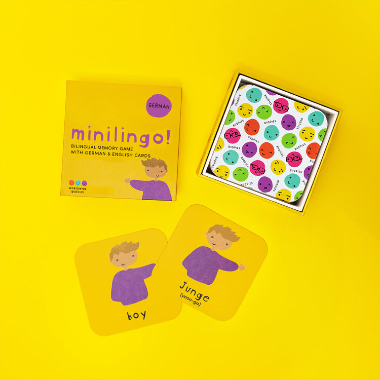 Minilingo, English/German Flashcards