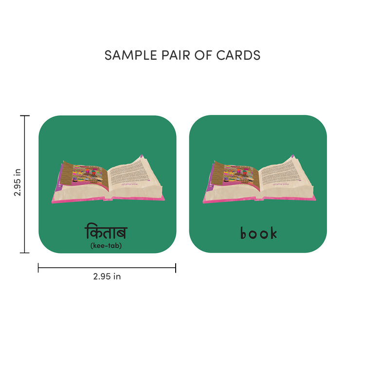 Minilingo, English/Hindi Flashcards