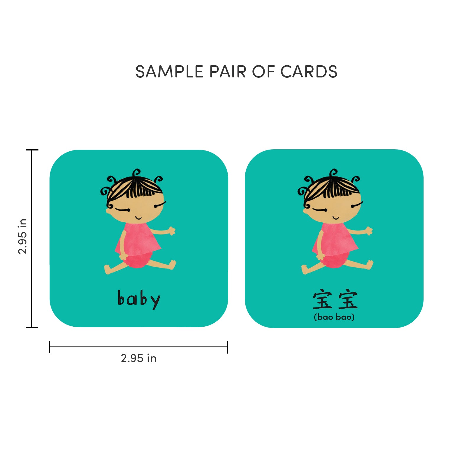Minilingo, Mandarin/English Flashcards