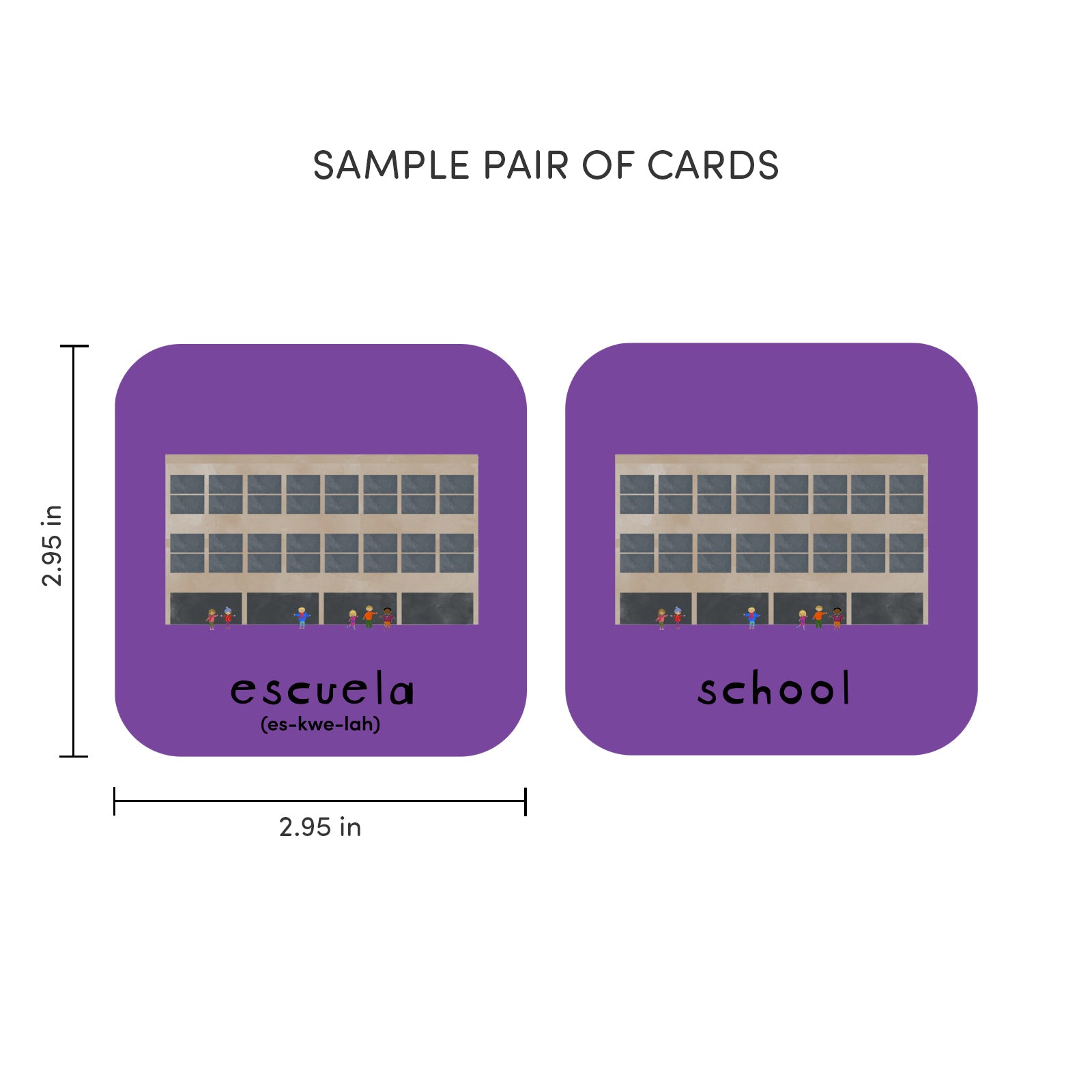 Minilingo, Spanish/English Flashcards