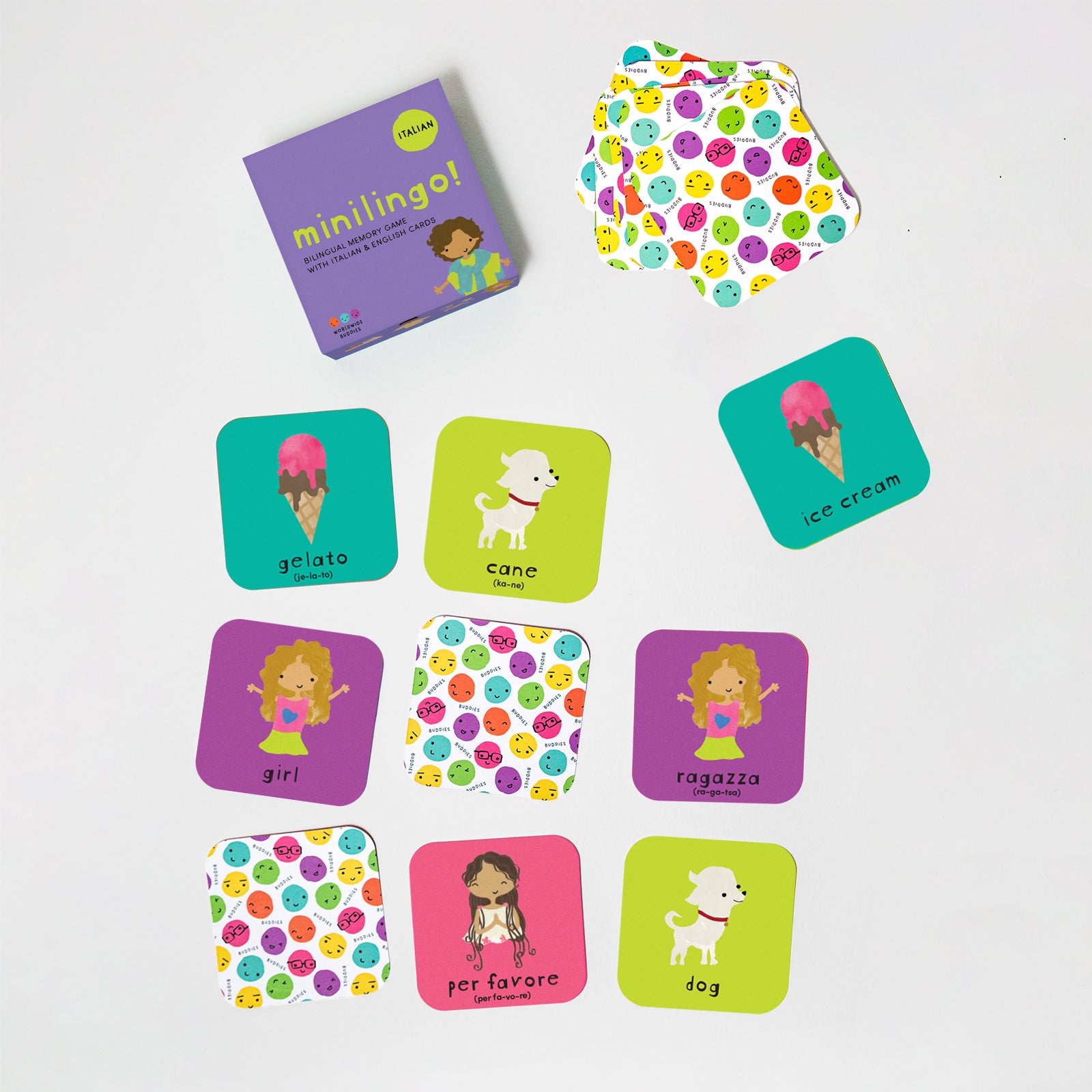Minilingo, Italian/English Flashcards