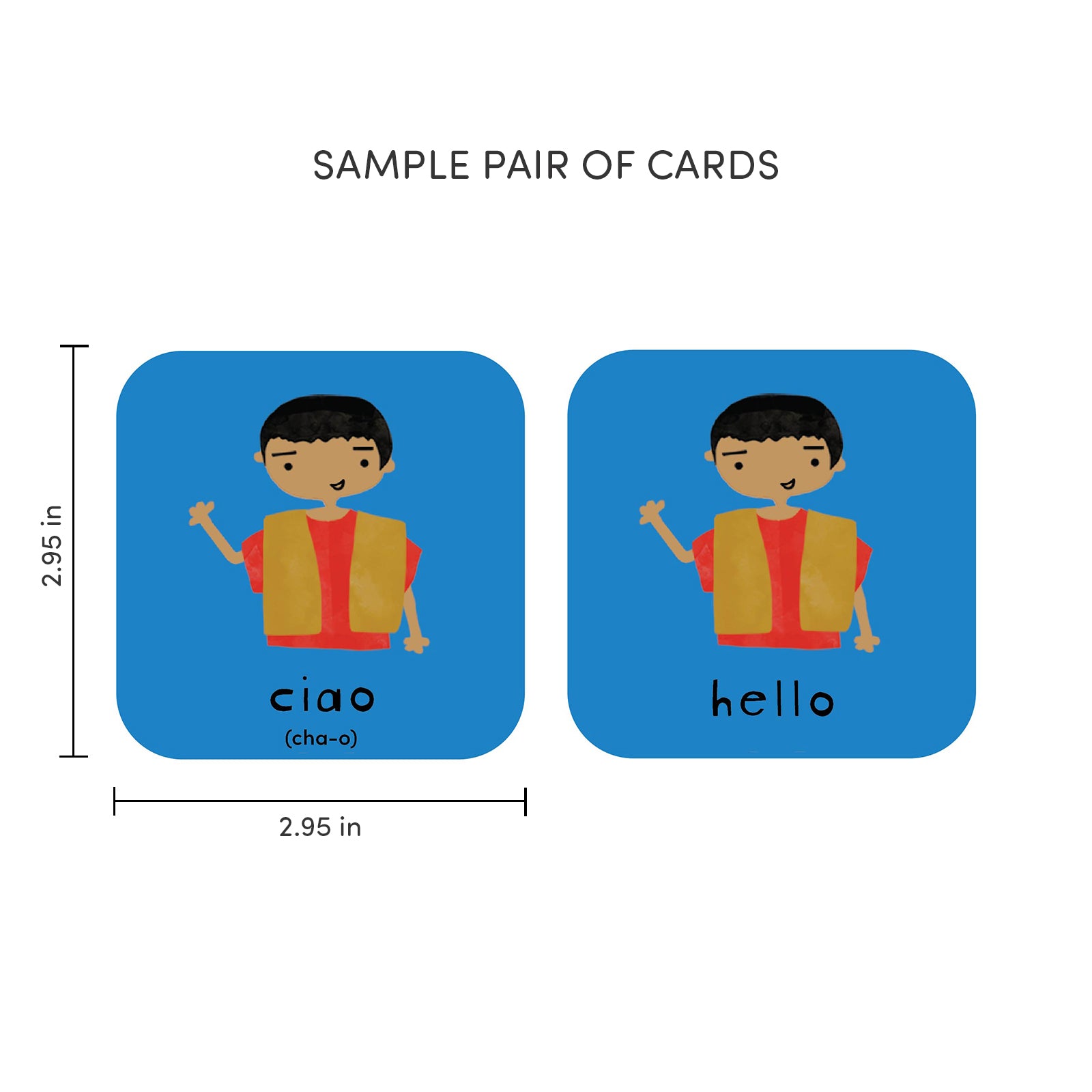 Minilingo, Italian/English Flashcards