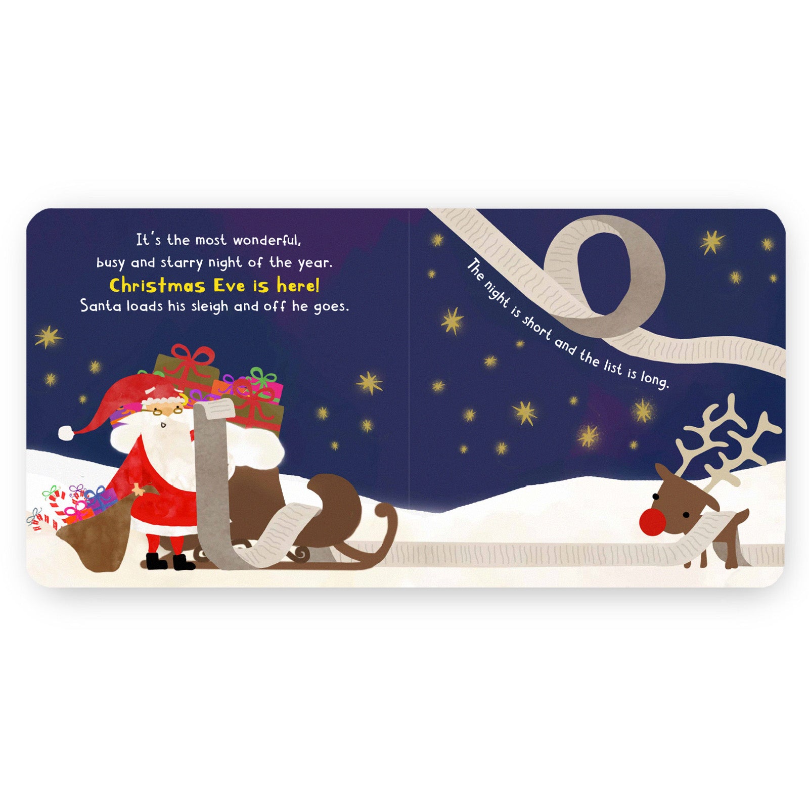 Santa's Busy Christmas Board Book