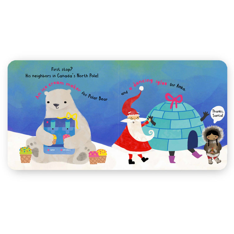 Santa's Busy Christmas Board Book