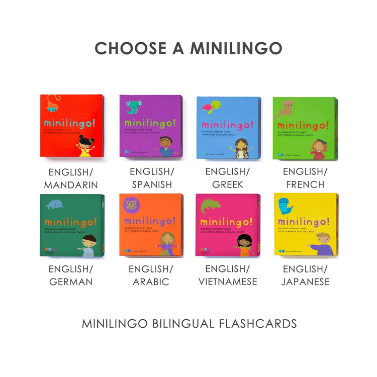 Choose a bilingual flashcards