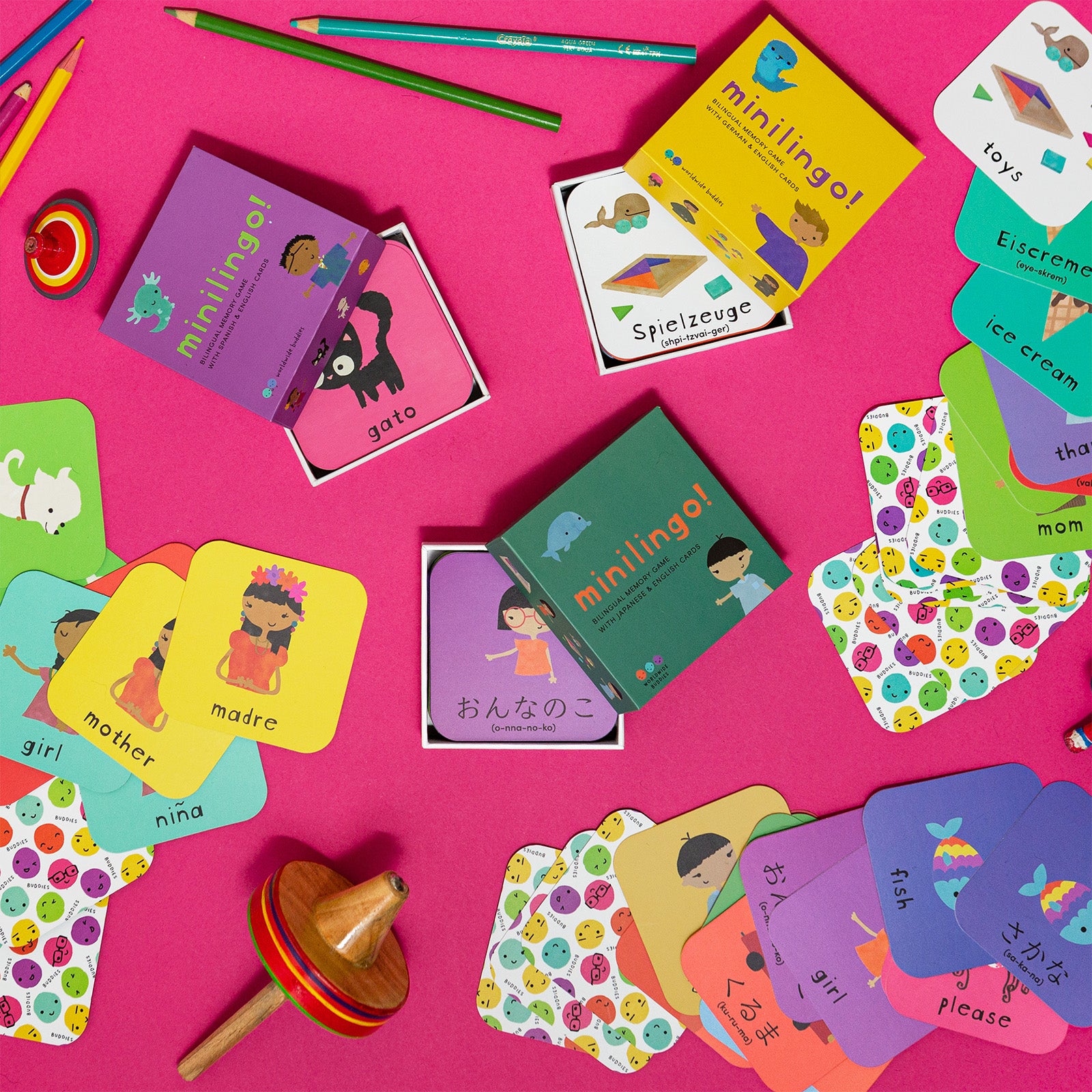 BILINGUAL FLASHCARDS – Worldwide Buddies