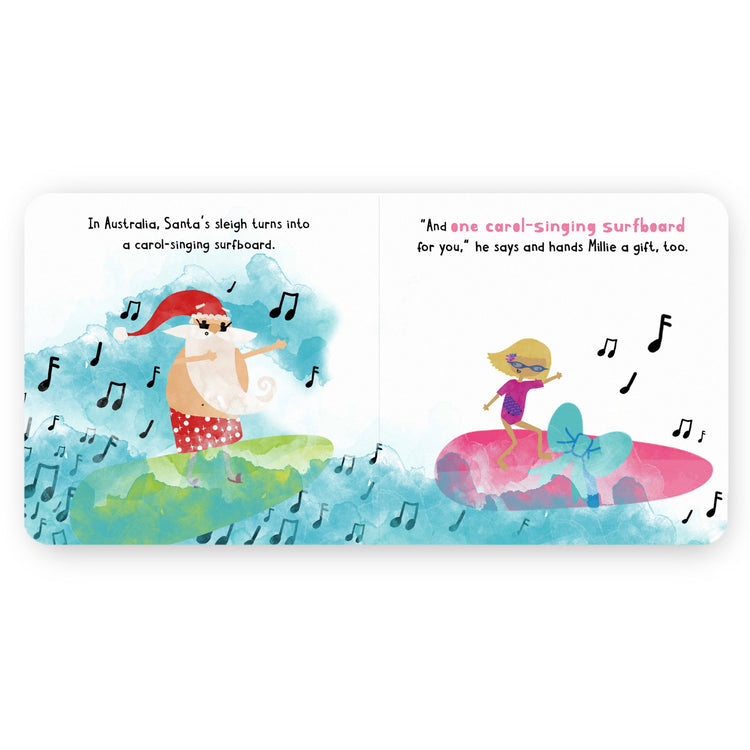 Santa's Busy Christmas Board Book